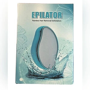 Crystal Epilator Painless Full Body Hair Removal Blue NWOT